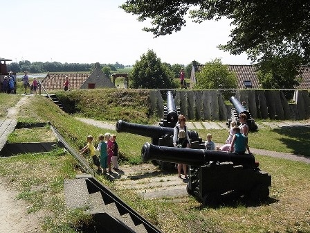 Pháo đài hình ngôi sao nhìn từ trên cao xuống